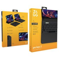 ZAGG Coque QWERTY clavier tablette Pro Keys 2 iPad Pro 11 (2025) M5 / (2024) M4 - Noir