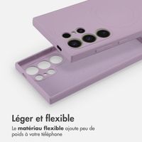 imoshion Coque Couleur avec MagSafe Samsung Galaxy S24 Ultra - Violet