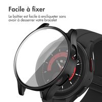 imoshion Coque rigide à couverture complète Samsung Galaxy Watch 4 - 44 mm - Noir