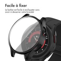 imoshion Coque rigide à couverture complète Samsung Galaxy Watch 4 44 mm - Noir