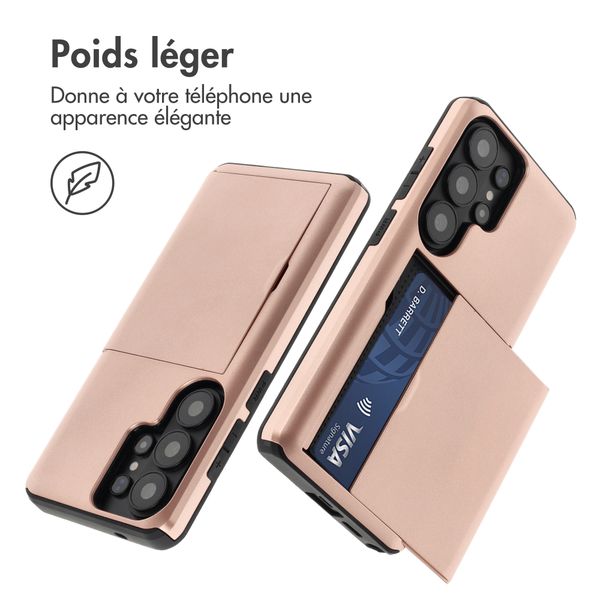 imoshion Coque arrière avec porte-cartes Samsung Galaxy S26 Ultra - Rose Gold