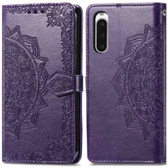 imoshion Etui de téléphone portefeuille Mandala Sony Xperia 10 V - Violet