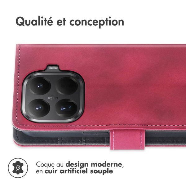 imoshion Etui de télephone portefeuille avec cordon Xiaomi 15T Pro - Rouge