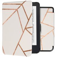 imoshion ﻿Design Slim Hard Sleepcover Kobo Clara 2E / Tolino Shine 4 - White Graphic