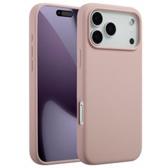 Accezz Coque Liquid Silicone avec MagSafe Apple iPhone 17 Pro Max - Rose