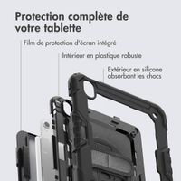 Accezz Coque arrière robuste avec bandoulière iPad Air 11 pouces (2024) M2 - Noir