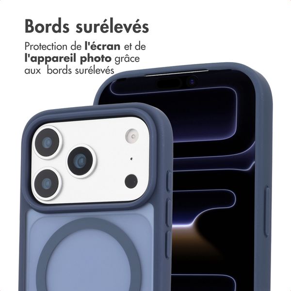 imoshion Coque Color Guard avec MagSafe Apple iPhone 17 Pro - Bleu foncé