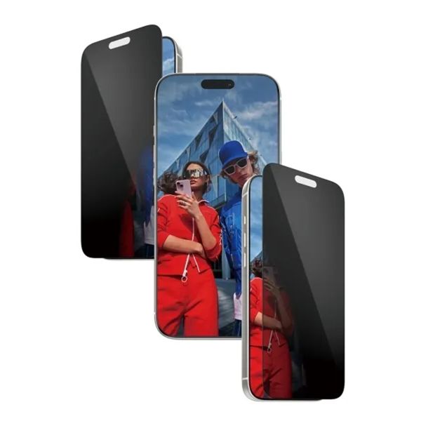 PanzerGlass Protection d'écran Privacy Ultra-Wide Fit Anti-bactérienne avec applicateur Apple iPhone 17 Pro Max