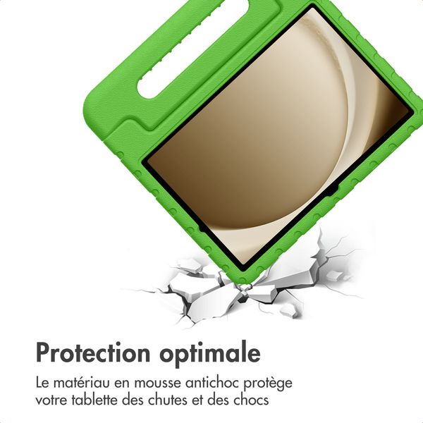 imoshion Coque kidsproof avec poignée Samsung Galaxy Tab A11 Plus / A9 Plus - Vert