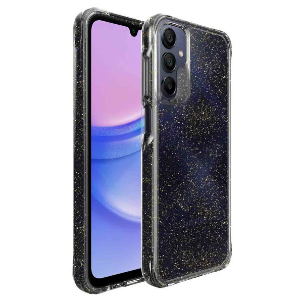 imoshion Coque arrière transparente Pailletée Samsung Galaxy A15 (5G/4G) - Doré