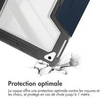 Accezz Coque tablette Rugged Trifold Apple iPad 6 (2018) 9.7 pouces / iPad 5 (2017) 9.7 pouces / Air 2 (2014)/Air 1 (2013) - Bleu foncé