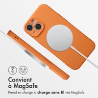 imoshion Coque Couleur avec MagSafe Apple iPhone 15 - Neon Orange