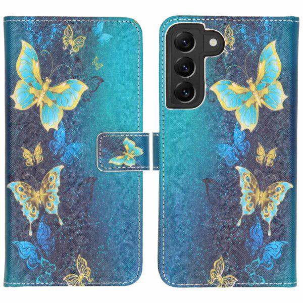 imoshion Coque silicone design Samsung Galaxy S22 Plus -  Blue Butterfly