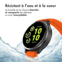 imoshion Bracelet QuickFit® en silicone  - Connexion Garmin 22 mm - Orange