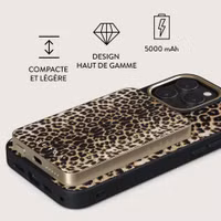 Burga Powerbank magnétique 5 000 mAh - MagSafe et Qi2 - Joueur / Or