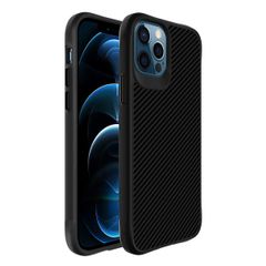 imoshion Rugged Hybrid Carbon Case Apple iPhone 12 (Pro) - Noir