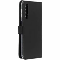 Selencia Étui de téléphone portefeuille en cuir véritable Samsung Galaxy A7 (2018)