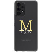 Coque personnalisée avec une lettre Samsung Galaxy A53 - Transparent