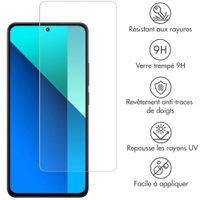 Accezz Protection d'écran en verre trempé Xiaomi Redmi Note 13 (5G) - Transparent