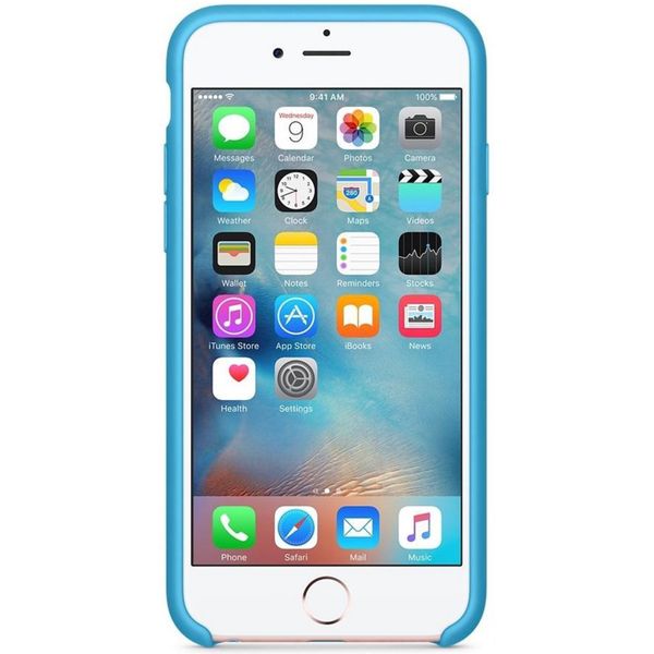 Apple Coque en silicone iPhone 6 / 6s - Bleu