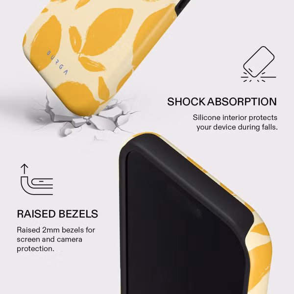 Burga Coque Tough MagSafe Apple iPhone 17 - Lemon Tart