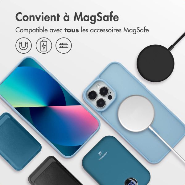 imoshion Coque Color Guard avec MagSafe iPhone 13 Pro Max - Bleu clair