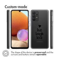 imoshion  Coque Design Samsung Galaxy A33 - Live Laugh Love 