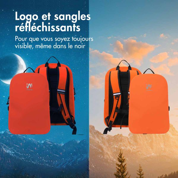 imoshion Sac à dos Hermétique et Étanche 10L - Petit - Orange abricot