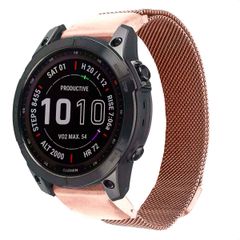 imoshion Bracelet QuickFit® Milanais  - Connexion Garmin 20 mm - Taille L/XL - Rose Gold