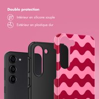 Selencia Coque arrière Vivid Samsung Galaxy S23 - Wave Vibes Lipstick