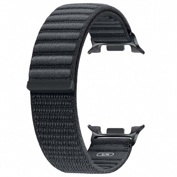 Samsung Bracelet en tissu original Samsung Galaxy Watch 8 (40/44mm) / Classic (46mm) - S/M - Graphite