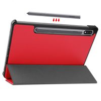 imoshion Coque tablette Trifold Samsung Galaxy Tab S8 / S7 - Rouge