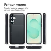 imoshion Coque arrière avec porte-cartes Samsung Galaxy S25 Plus - Noir