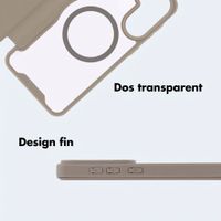 imoshion Bookcase transparente avec MagSafe Samsung Galaxy S26 - Beige