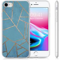 imoshion Coque Design iPhone SE (2022 / 2020) / 8 / 7 / 6s - Blue Graphic