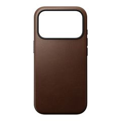Nomad Coque Modern Leather avec MagSafe Apple iPhone 17 Pro - Marron