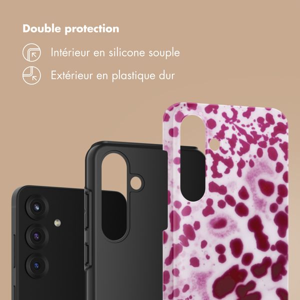 Selencia Coque arrière Vivid Samsung Galaxy S25 FE - Cosmic Orchid