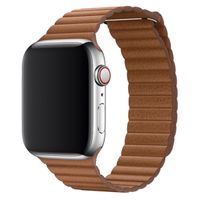 Apple ﻿Leather Loop L Apple Watch Series 1 á 10 / SE / Ultra (2) (44/45/46/49 mm) - Saddle Brown