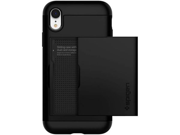 Spigen Coque Slim Armor CS iPhone Xr - Noir