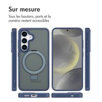 Accezz Coque Ring Stand avec MagSafe Samsung Galaxy S25 - Blue