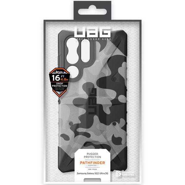 UAG Coque Pathfinder Samsung Galaxy S22 Ultra - Midnight Camo