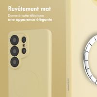 imoshion Coque Couleur avec MagSafe Samsung Galaxy S26 Ultra - Vanilla