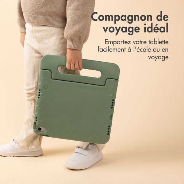 imoshion Coque kidsproof avec poignée Samsung Galaxy Tab A11 Plus / A9 Plus - Olive Green