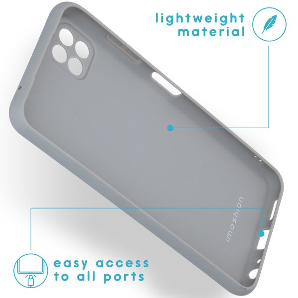 imoshion Coque Couleur Samsung Galaxy A22 (5G) - Gris