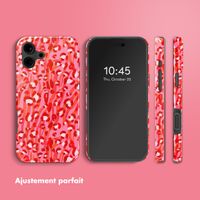 Selencia Coque arrière Vivid avec MagSafe Apple iPhone 16 - Wild Spots Lipstick