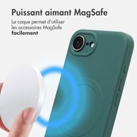 imoshion Coque Couleur avec MagSafe iPhone 16e - Vert foncé