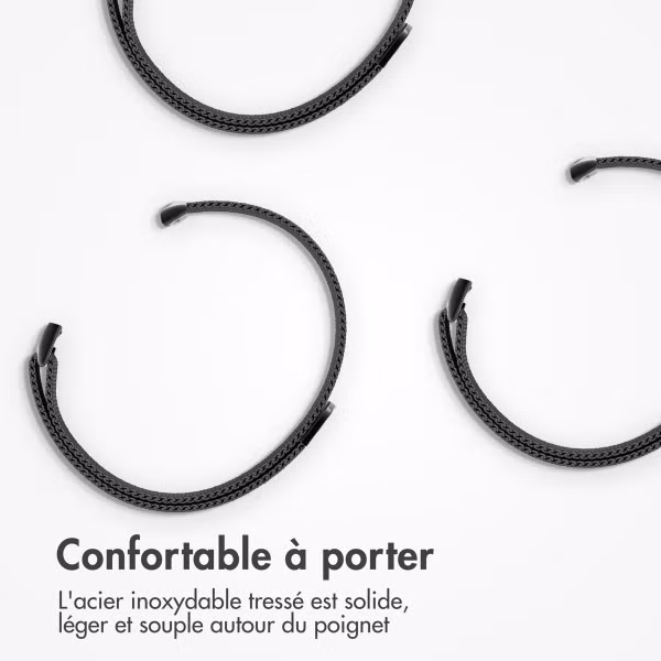 imoshion Bracelet magnétique milanais Google Pixel Watch 3 / 4 (45 mm) - Noir