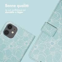 imoshion Étui de télephone portefeuille Design Apple iPhone 12 (Pro) - Botanica