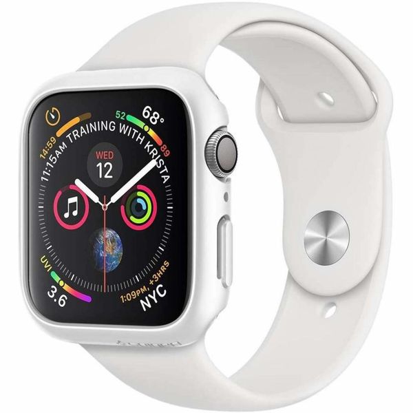 Spigen Coque Thin Fit™ Apple Watch Series 4 / 5 / 6 / SE - 44 mm - Blanc