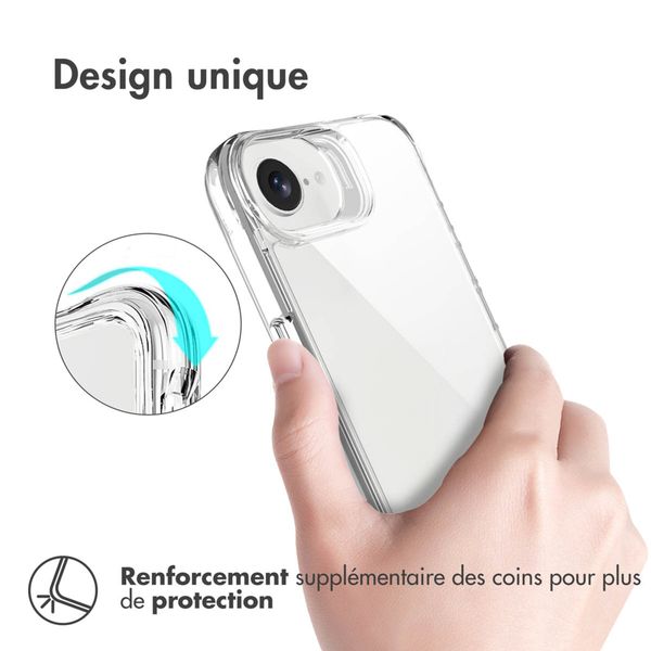 imoshion Coque Rugged Air Apple iPhone 17e / 16e - Transparent